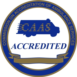 Commission on Accreditation of Ambulance Services (CAAS) Accredited seal